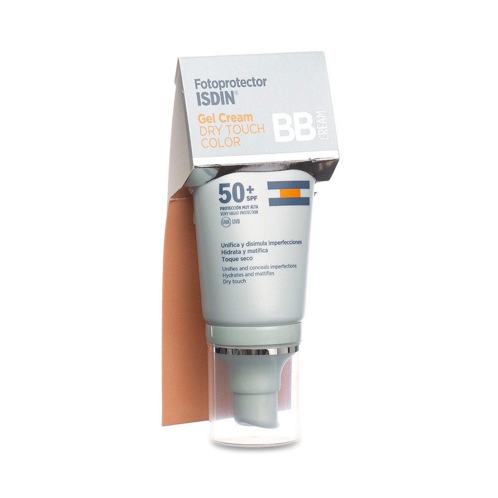 Isdin fotoprotector gel cream dry touch color 50+ 50ml